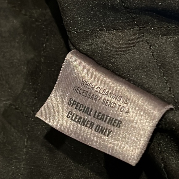 ⭐️ First Class Leather Top Gun Leather Jacket Coat Size Large - Picture 9 of 11